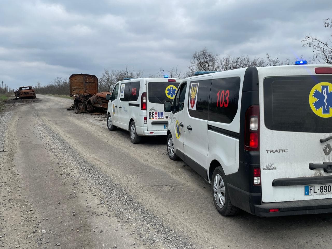  New ambulances for medical personnel on the front lines: Western partners have provided assistance
